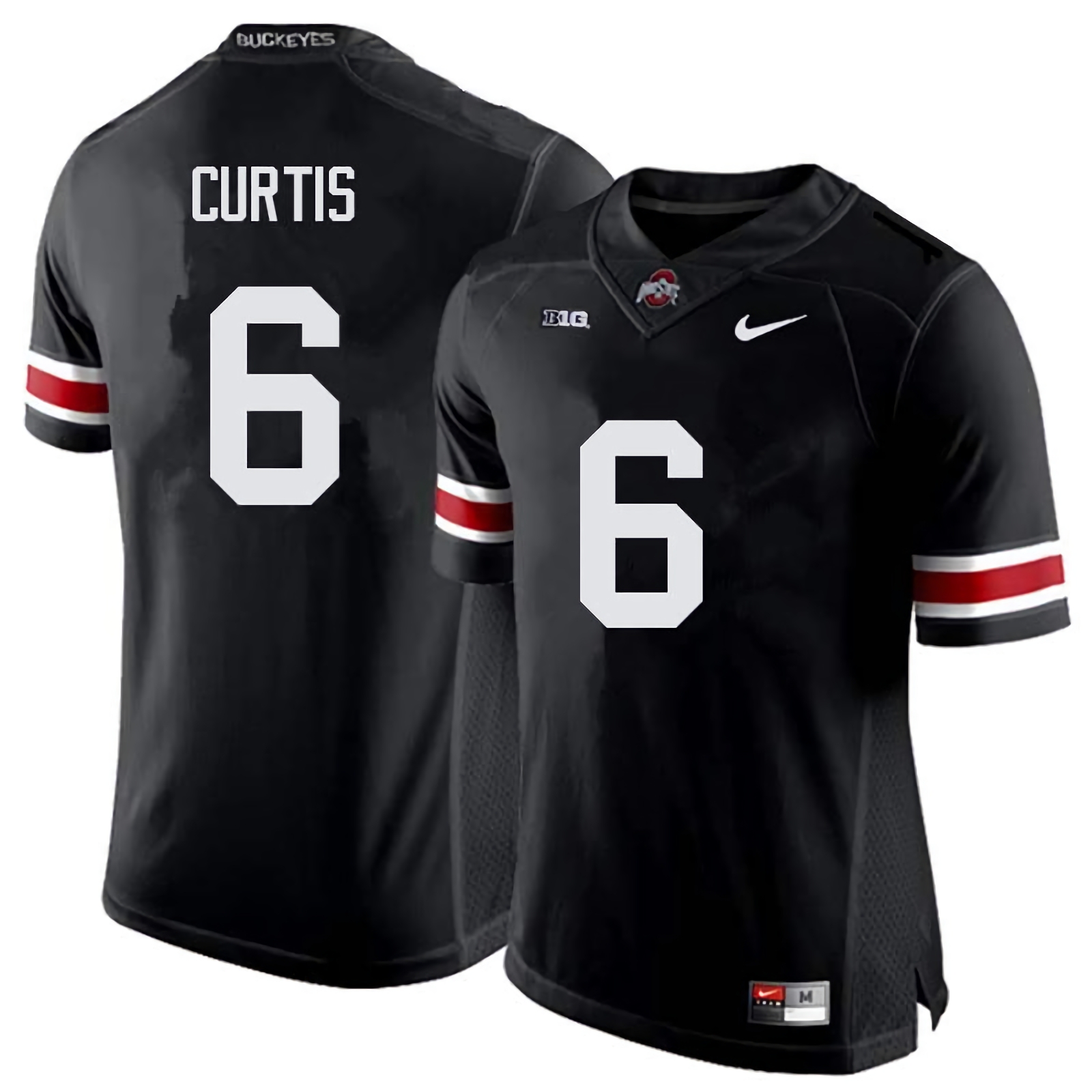 Kory Curtis Ohio State Buckeyes Men's NCAA #6 Nike Black College Stitched Football Jersey PMA4056LH